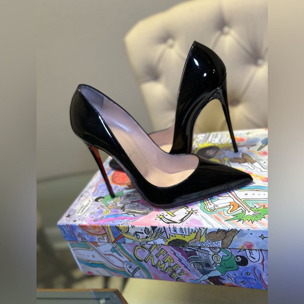 So Kate by Christian Louboutin. It has been Resoled by a reputable Cobbler